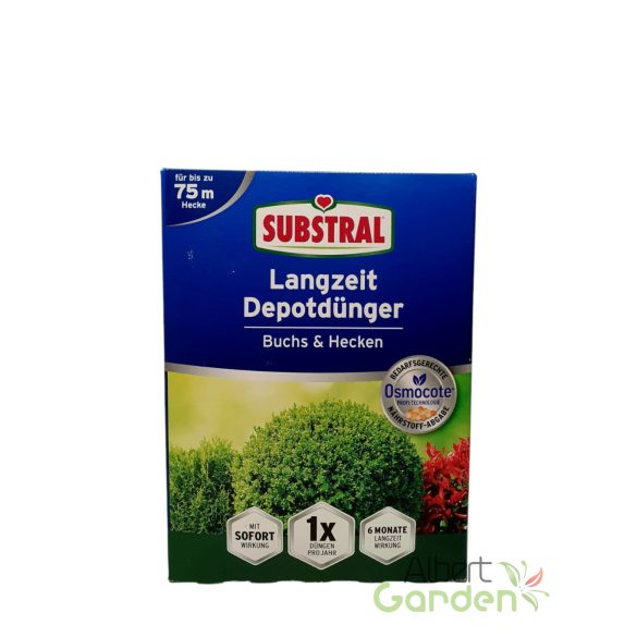 Substral Osmocote hosszú hatástartalmú trágya buxus, tuják, fenyőfélék és sövénynövények számára