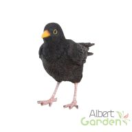   Feketerigó polyresin szobor, kültéri és beltéri dekorációs kiegészítő