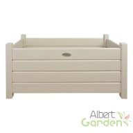 Fa virágláda, fehér, 59 x 30 cm