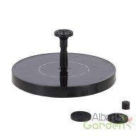   Madáritatókba helyezhető szoláros szökőkút, 16 cm átmérőjű