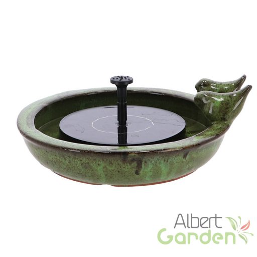 Madáritatókba helyezhető szoláros szökőkút, 16 cm átmérőjű