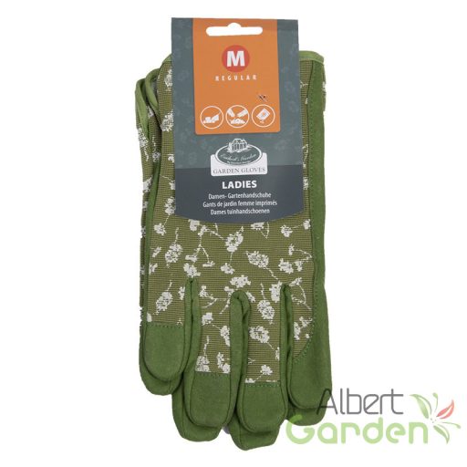 Mintás kerti kesztyű, 24,5 cm