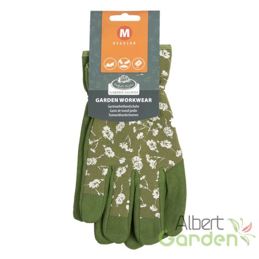 Mintás kerti kesztyű, 22 cm
