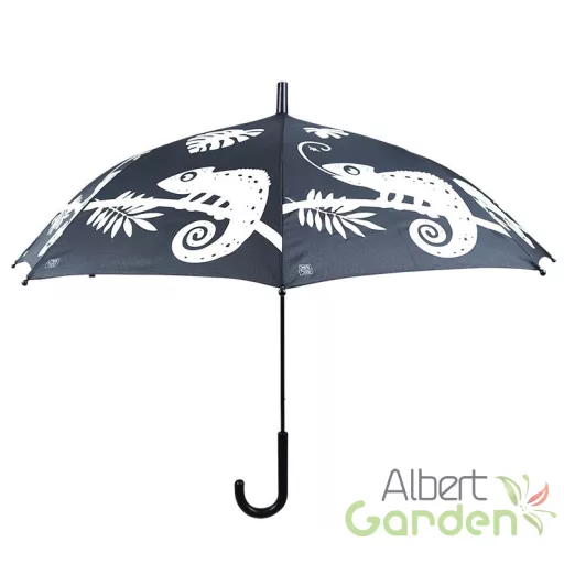 Esőre színváltós kaméleon mintás gyerek esernyő