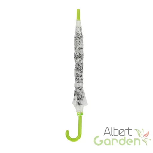 Kifesthető kis madaras gyerek esernyő, filctollakkal