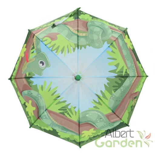 Gyerek esernyő kígyó mintával, 68,5 cm átmérőjű