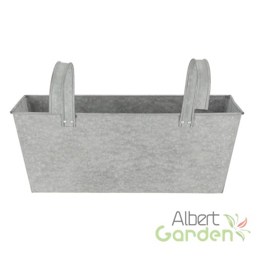 Felakasztható cink virágláda, 7 literes