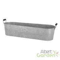 Cink virágláda, 59 x 12 cm