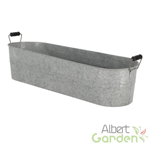 Cink virágláda, 59 x 12 cm