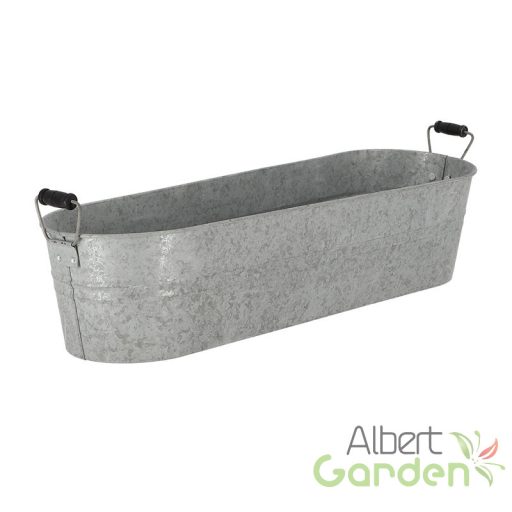 Cink virágláda, 59 x 12 cm