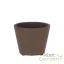 Terrakotta virágcserép, sötétbarna, 9 cm átmérőjű