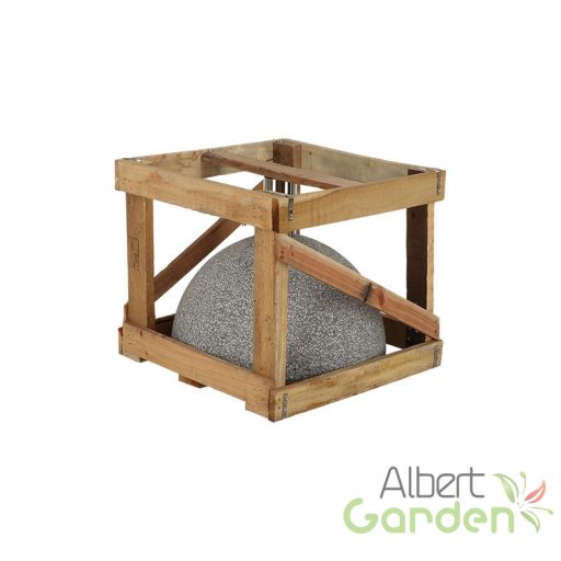 Gránit napernyő talp, világosszürke, 35 cm átmérőjű, 31,5 kg