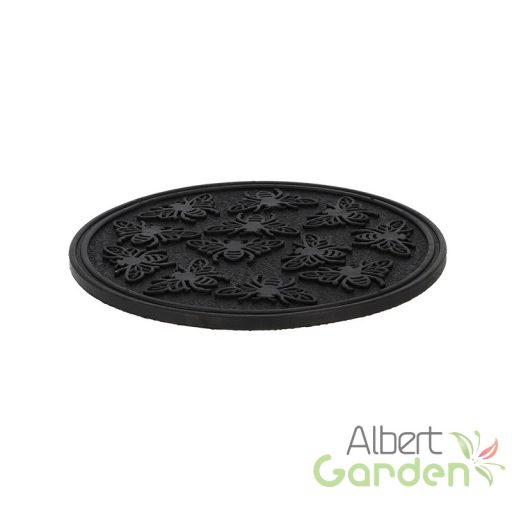 Újrahasznosított gumiból készült lépőkő, méhecskés