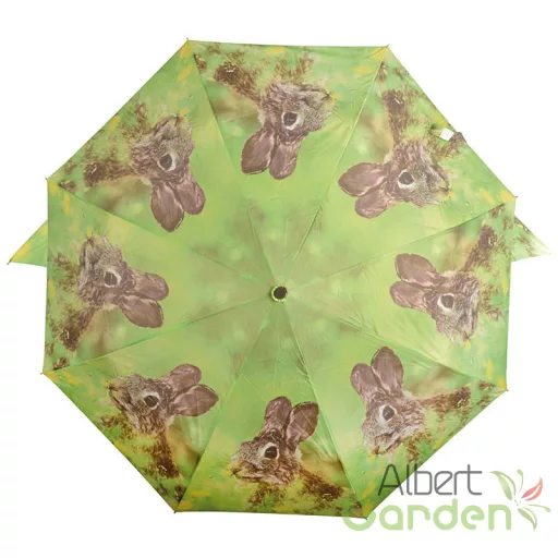 Összecsukható nyuszis esernyő, 100 cm átmérőjű