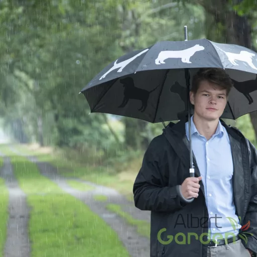 Fényvisszaverő kutyás esernyő, 105 cm átmérőjű