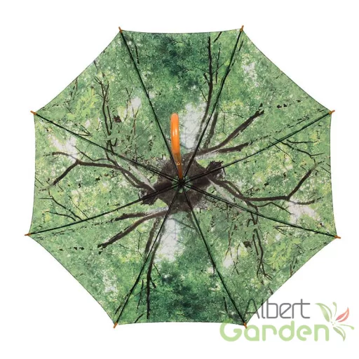 Lomb mintás esernyő, 120 cm átmérőjű