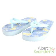   Tengerpart mintás flip-flop papucs gyerekeknek 25, Sea You felirattal