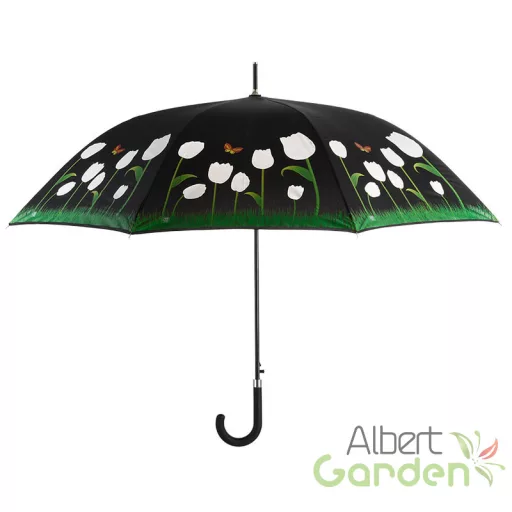 Esőre színváltós tulipános esernyő, 116 cm átmérőjű