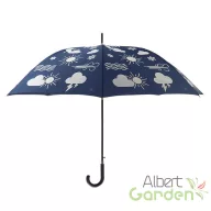   Esőre színváltós felhő mintás esernyő, 116,5 cm átmérőjű