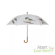 Madár mintás esernyő, 120 cm átmérőjű