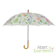 Színes virág mintás esernyő, 120 cm átmérőjű