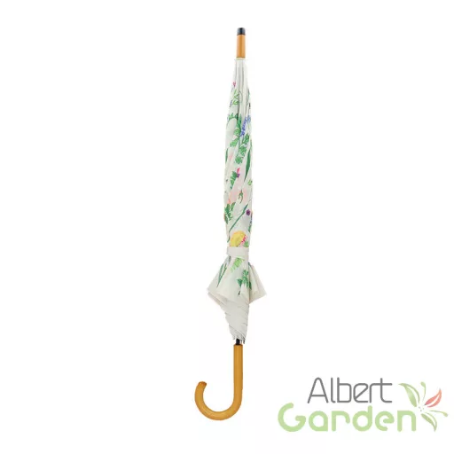 Színes virág mintás esernyő, 120 cm átmérőjű