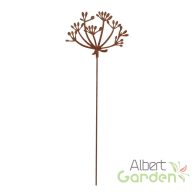   Erdei turbolyás lézervágott leszúrható kerti dekoráció, 37 cm