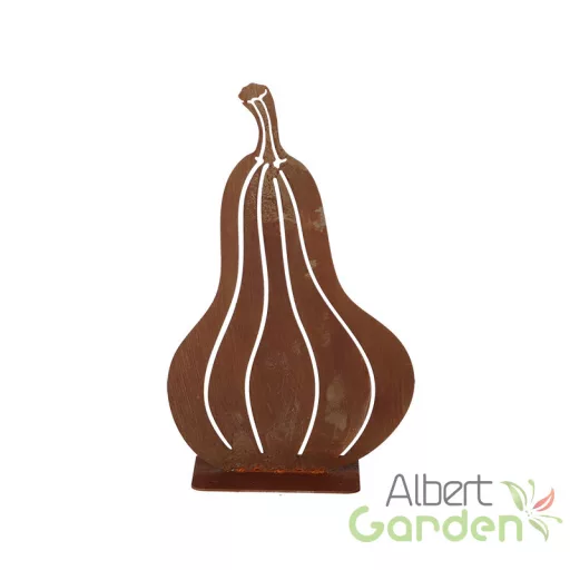 Tökös lézervágot álló kerti dekoráció, 27 x 17 cm