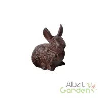 Öntöttvas állatdísz, nyúl, nagy