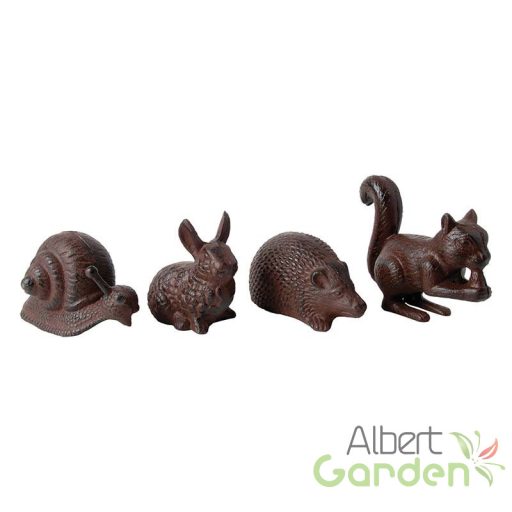 Öntöttvas állatdísz, nyúl, nagy