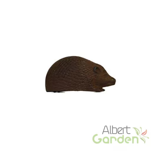 Öntöttvas állatdísz, sün, nagy